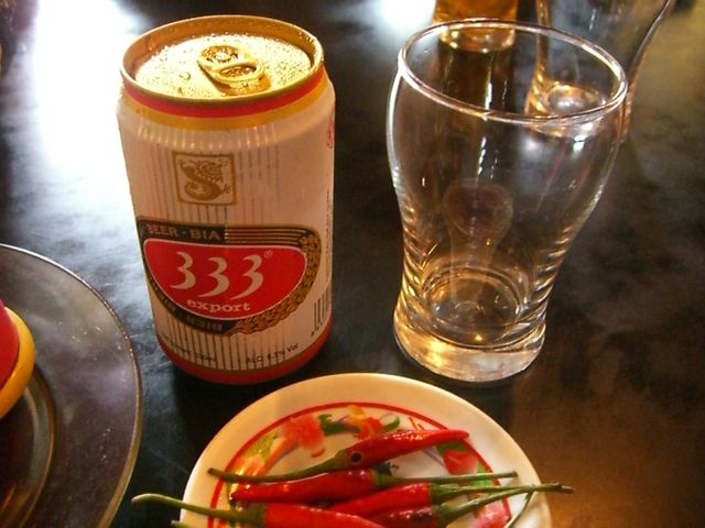 幸運”を意味するビール】333（バーバーバー）（ベトナム）: 旅のヒント集